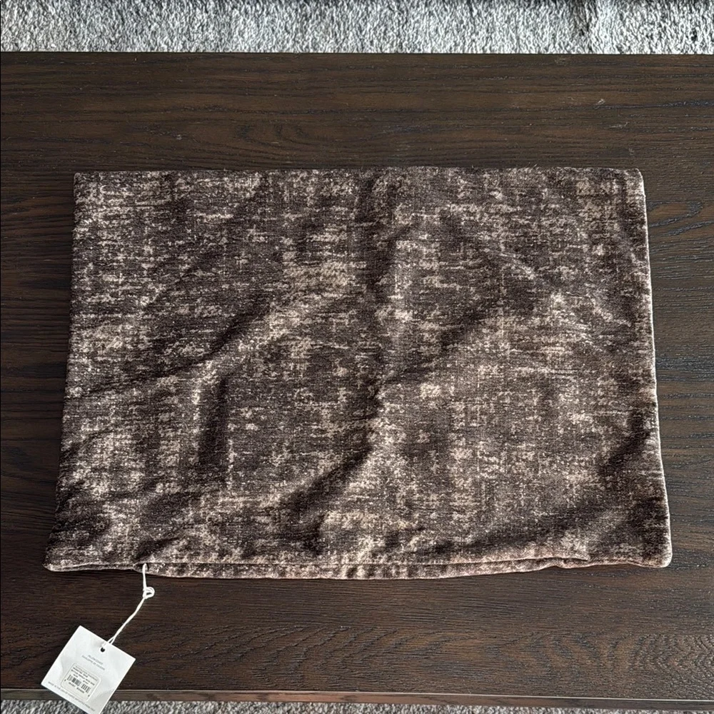 RH Mottled Chenille Pillow Cover